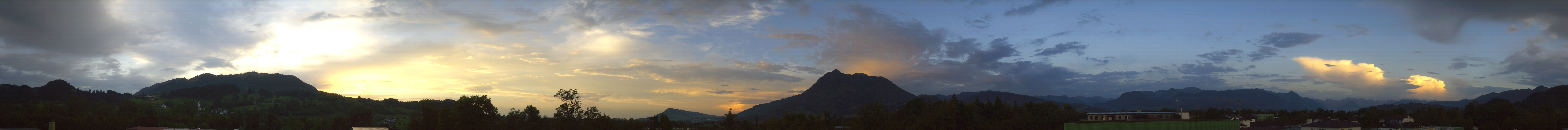 Archived image Webcam Sonthofen: Mountain panorama