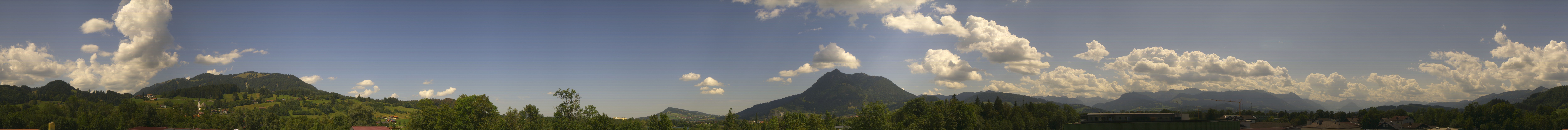 Archiv Foto Webcam Sonthofen: Bergpanorama