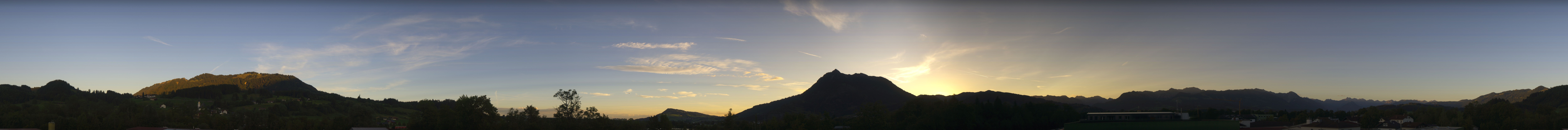 Archived image Webcam Sonthofen: Mountain panorama