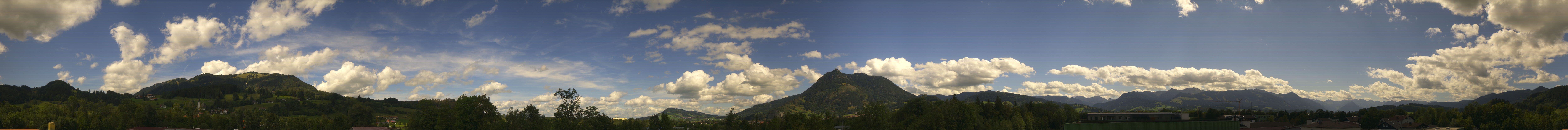Archived image Webcam Sonthofen: Mountain panorama