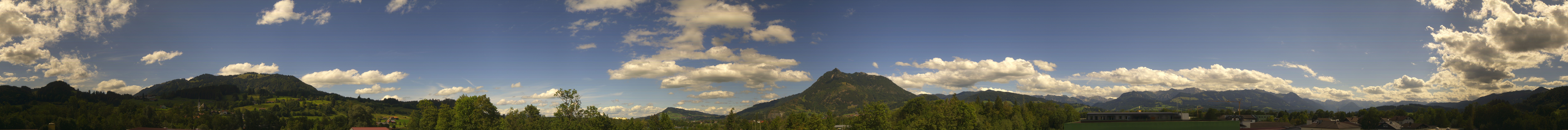 Archived image Webcam Sonthofen: Mountain panorama