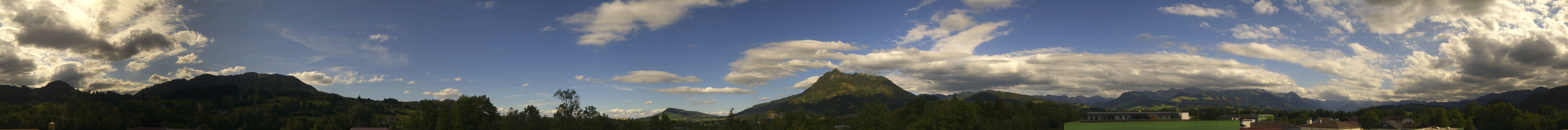 Archived image Webcam Sonthofen: Mountain panorama