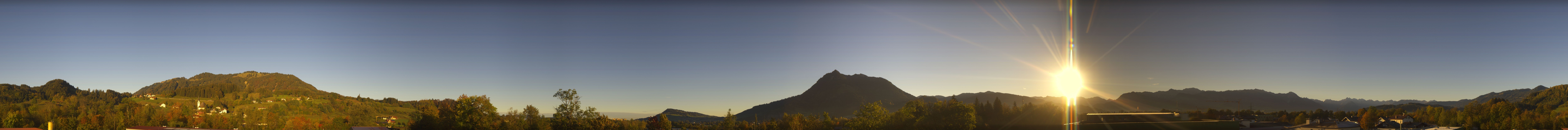 Archived image Webcam Sonthofen: Mountain panorama
