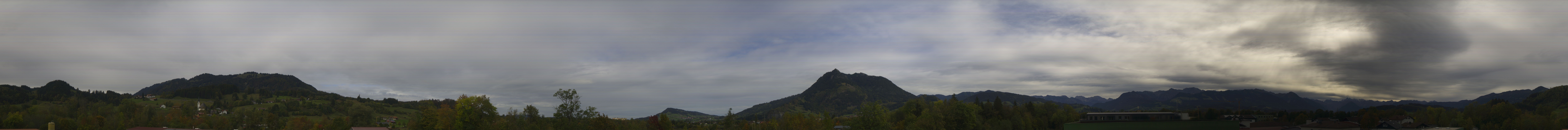 Archived image Webcam Sonthofen: Mountain panorama