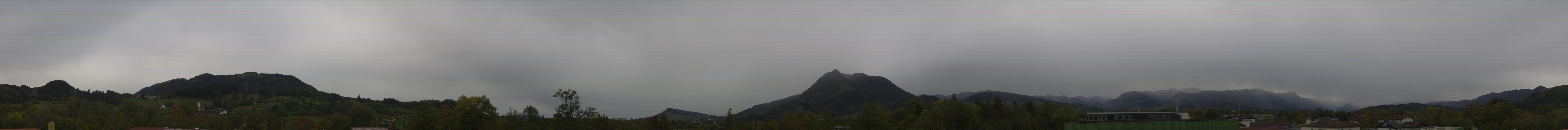Archived image Webcam Sonthofen: Mountain panorama