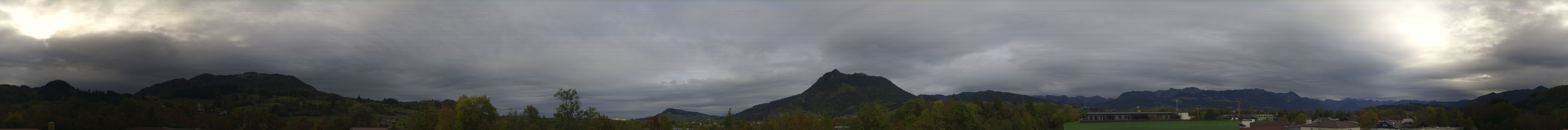 Archived image Webcam Sonthofen: Mountain panorama