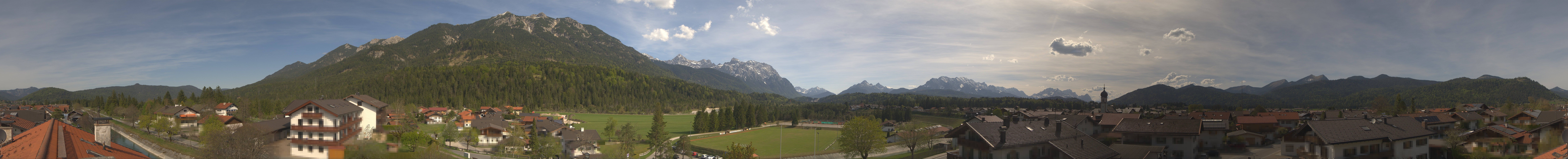 Archiv Foto Webcam Krün: Tourist-Information