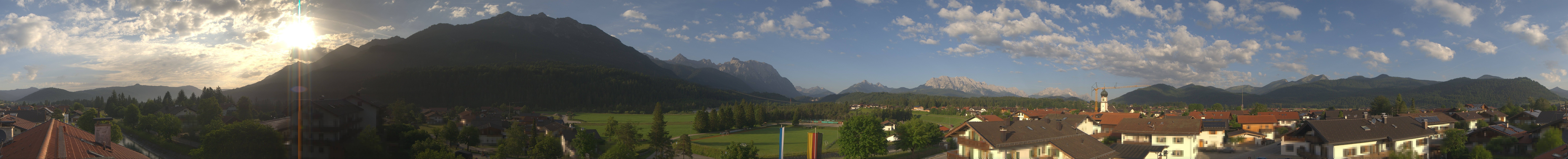 Archiv Foto Webcam Krün: Tourist-Information