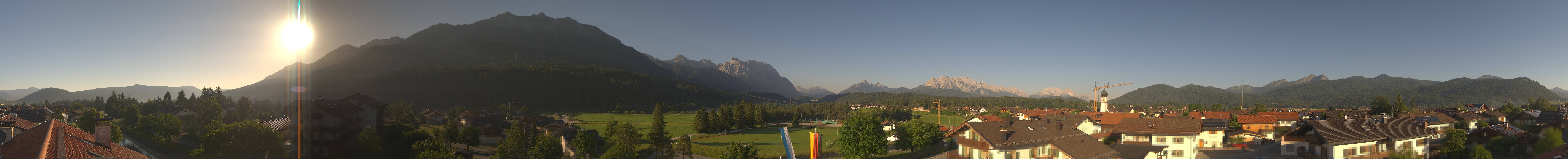 Archiv Foto Webcam Krün: Tourist-Information