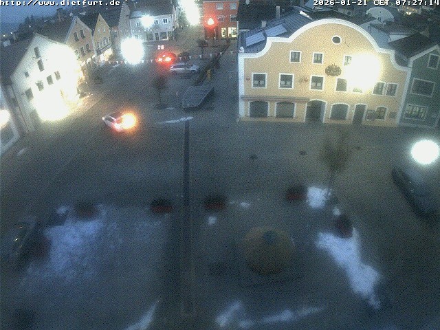 Archiv Foto Webcam Westansicht Marktplatz Dietfurt