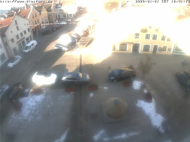 Archiv Foto Webcam Westansicht Marktplatz Dietfurt