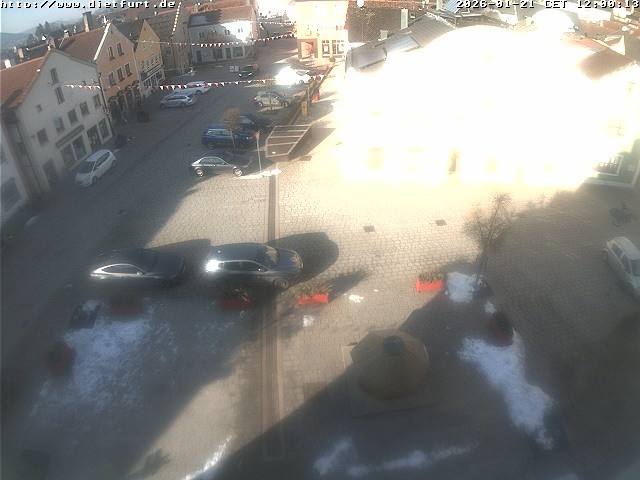 Archiv Foto Webcam Westansicht Marktplatz Dietfurt