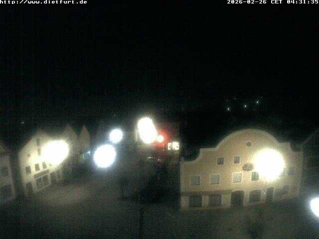 Archived image Webcam View over Dietfurt market square