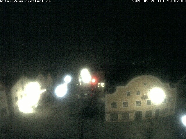 Archived image Webcam View over Dietfurt market square