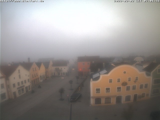 Archiv Foto Webcam Westansicht Marktplatz Dietfurt