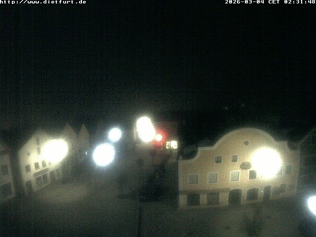 Archived image Webcam View over Dietfurt market square