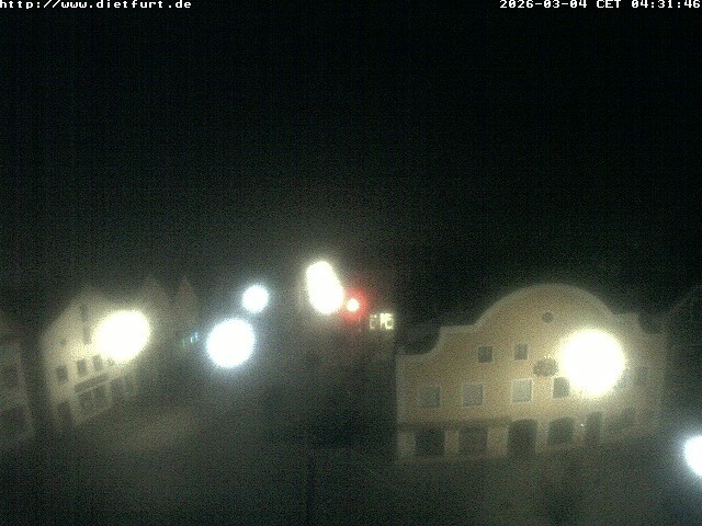 Archived image Webcam View over Dietfurt market square