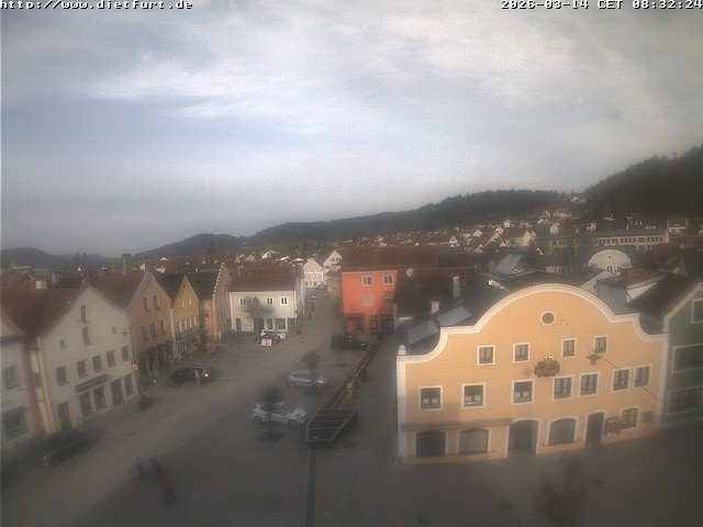 Archiv Foto Webcam Westansicht Marktplatz Dietfurt