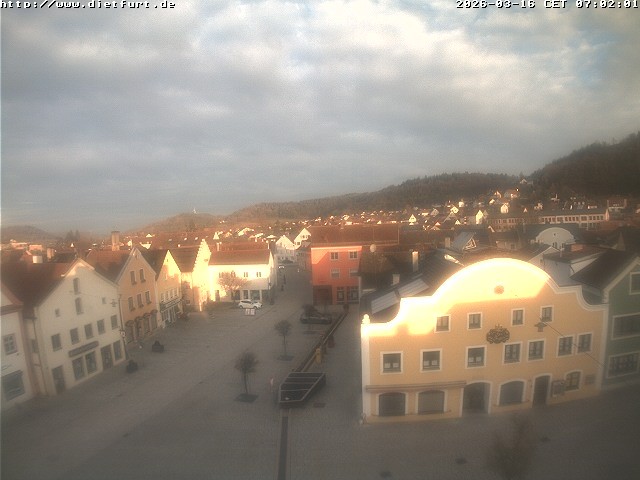 Archiv Foto Webcam Westansicht Marktplatz Dietfurt