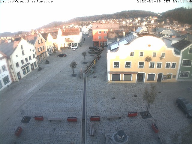 Archiv Foto Webcam Westansicht Marktplatz Dietfurt