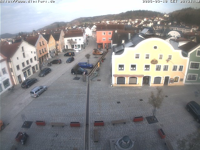 Archiv Foto Webcam Westansicht Marktplatz Dietfurt