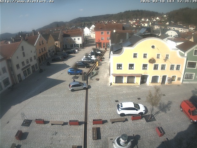 Archiv Foto Webcam Westansicht Marktplatz Dietfurt
