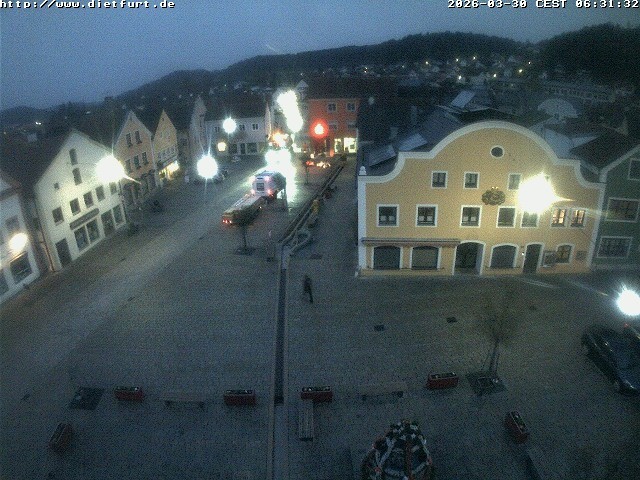 Archiv Foto Webcam Westansicht Marktplatz Dietfurt