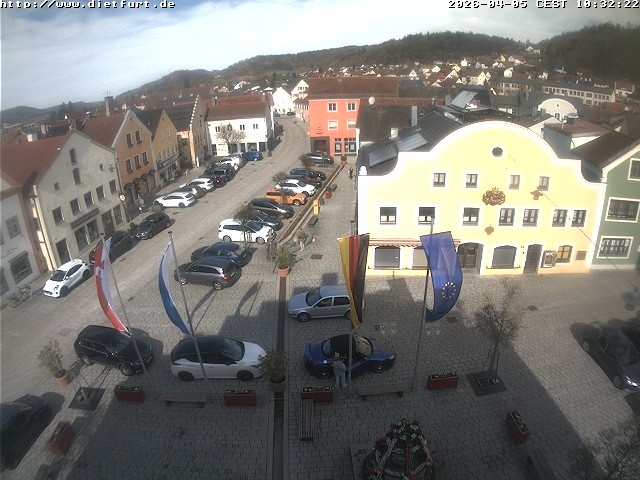 Archiv Foto Webcam Westansicht Marktplatz Dietfurt