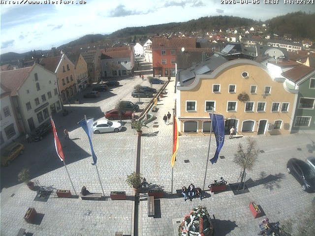 Archiv Foto Webcam Westansicht Marktplatz Dietfurt