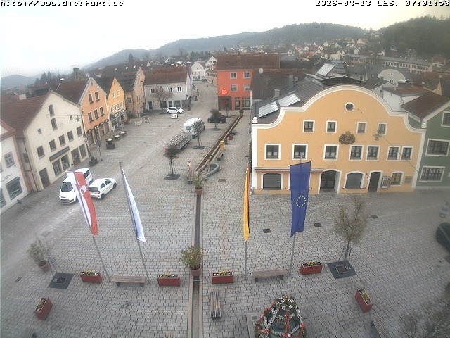 Archiv Foto Webcam Westansicht Marktplatz Dietfurt