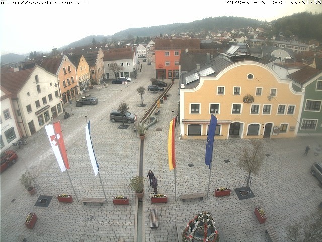 Archiv Foto Webcam Westansicht Marktplatz Dietfurt