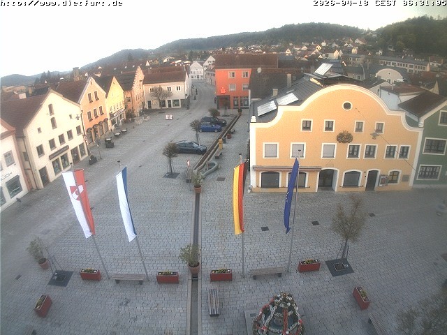 Archiv Foto Webcam Westansicht Marktplatz Dietfurt