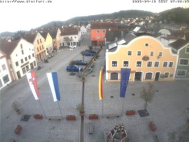 Archiv Foto Webcam Westansicht Marktplatz Dietfurt