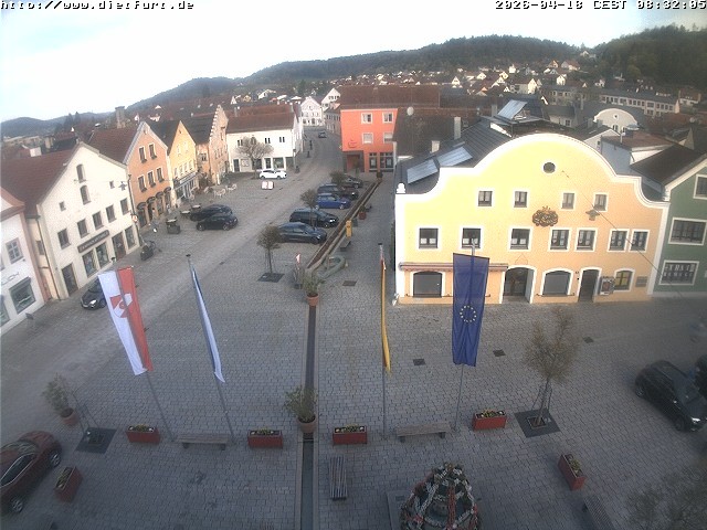 Archiv Foto Webcam Westansicht Marktplatz Dietfurt