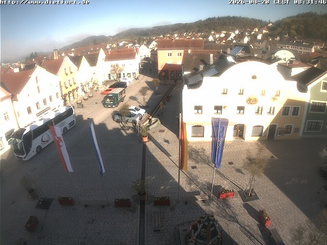 Archiv Foto Webcam Westansicht Marktplatz Dietfurt