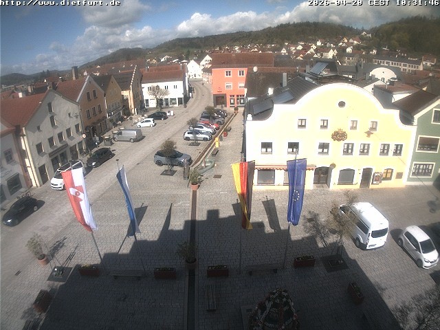 Archiv Foto Webcam Westansicht Marktplatz Dietfurt