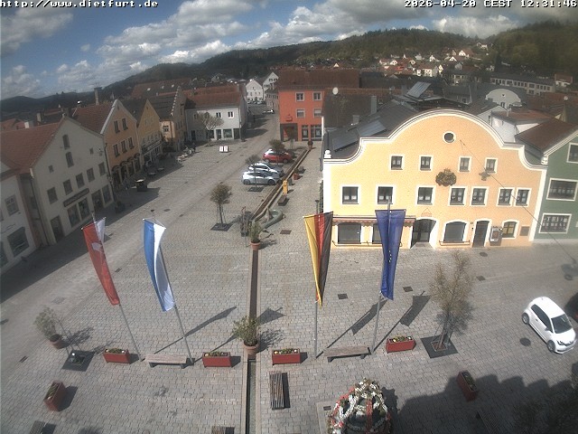 Archiv Foto Webcam Westansicht Marktplatz Dietfurt