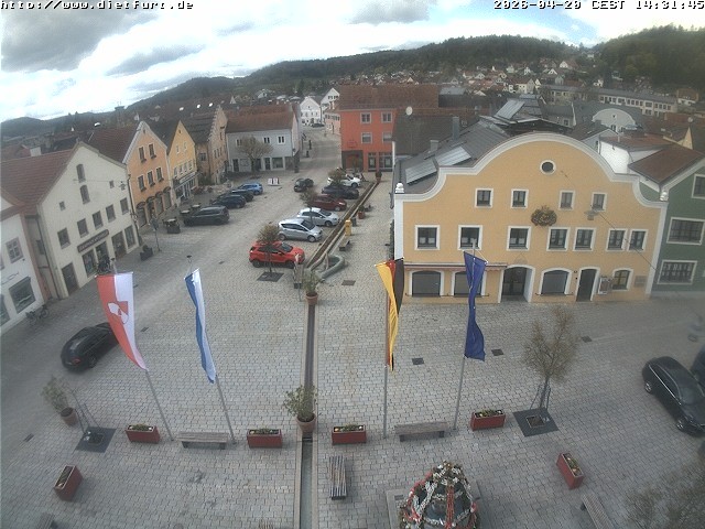 Archiv Foto Webcam Westansicht Marktplatz Dietfurt