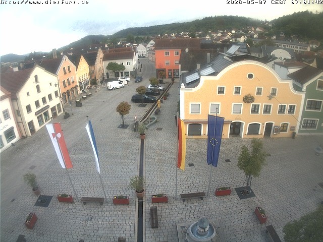 Archiv Foto Webcam Westansicht Marktplatz Dietfurt