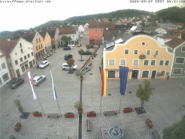 Archiv Foto Webcam Westansicht Marktplatz Dietfurt