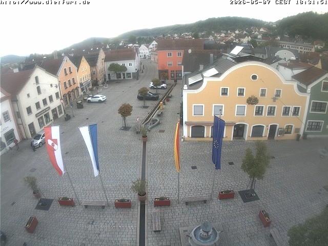 Archiv Foto Webcam Westansicht Marktplatz Dietfurt