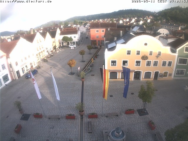 Archiv Foto Webcam Westansicht Marktplatz Dietfurt