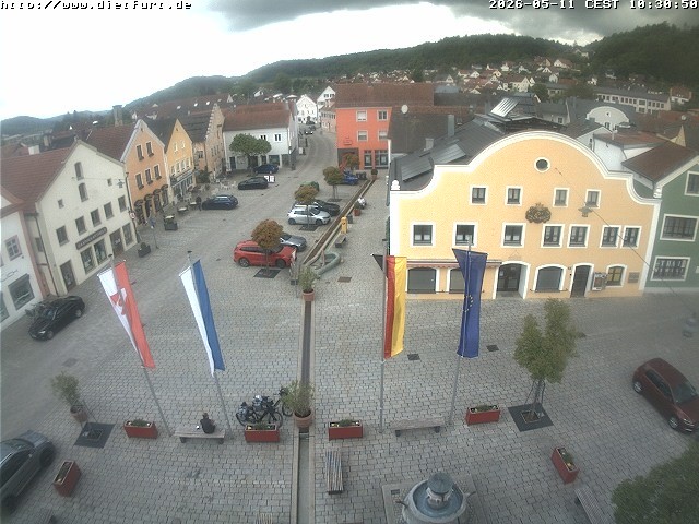 Archiv Foto Webcam Westansicht Marktplatz Dietfurt