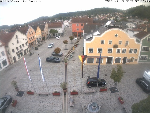 Archiv Foto Webcam Westansicht Marktplatz Dietfurt