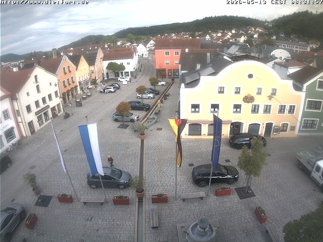 Archiv Foto Webcam Westansicht Marktplatz Dietfurt