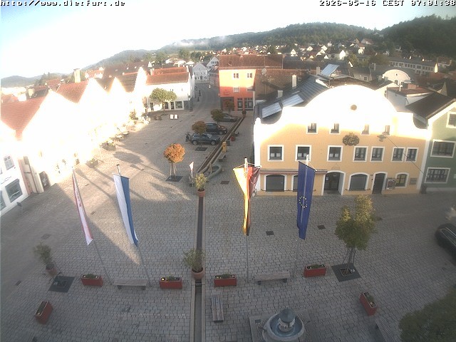 Archiv Foto Webcam Westansicht Marktplatz Dietfurt