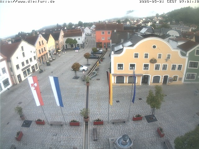Archiv Foto Webcam Westansicht Marktplatz Dietfurt