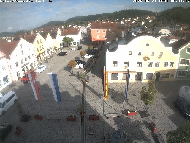 Archiv Foto Webcam Westansicht Marktplatz Dietfurt