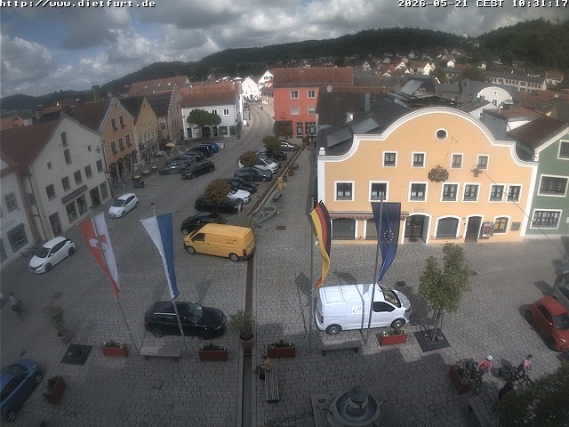 Archiv Foto Webcam Westansicht Marktplatz Dietfurt