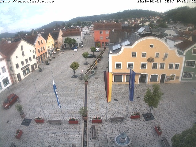 Archiv Foto Webcam Westansicht Marktplatz Dietfurt